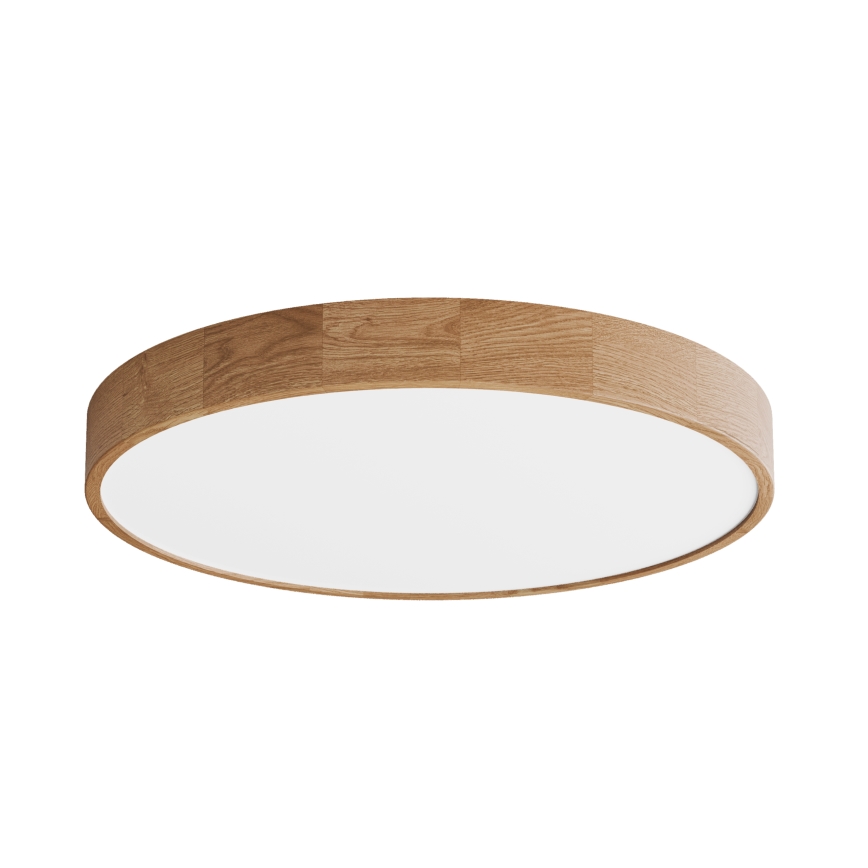 Stropní svítidlo se senzorem CLEO 6xE27/24W/230V pr. 80 cm dub