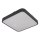 Stropní svítidlo se senzorem WILTON 2xE27/60W/230V 33x33 cm antracit