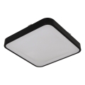Stropní svítidlo se senzorem WILTON 2xE27/60W/230V 33x33 cm černá