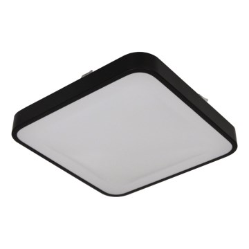 Stropní svítidlo se senzorem WILTON 2xE27/60W/230V 33x33 cm černá