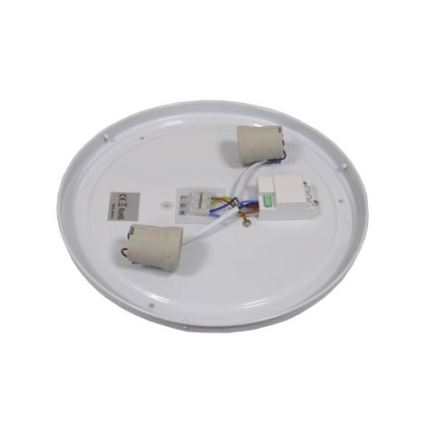 Stropní svítidlo se senzorem WILTON 2xE27/60W/230V pr. 33 cm černá