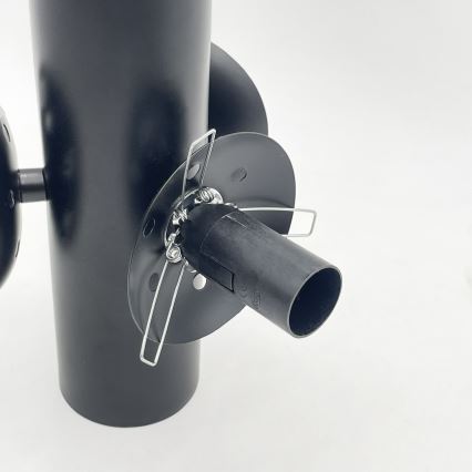 Stropní svítidlo SFERIO 3xE14/5W/230V černá/čirá