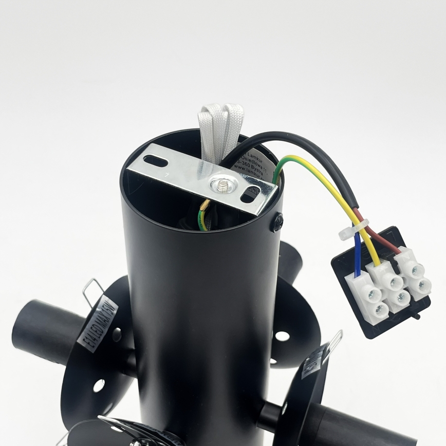 Stropní svítidlo SFERIO 4xE14/5W/230V černá/čirá