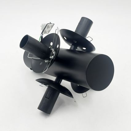 Stropní svítidlo SFERIO 4xE14/5W/230V černá/čirá