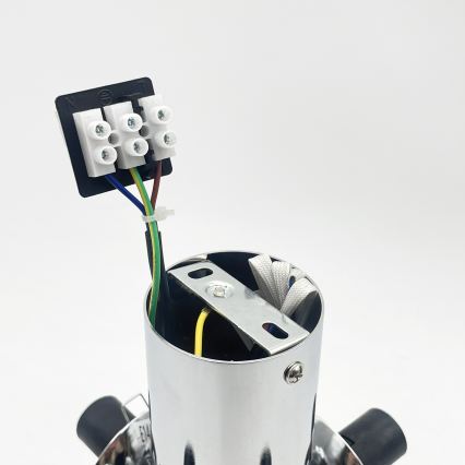 Stropní svítidlo SFERIO 4xE14/5W/230V lesklý chrom/čirá