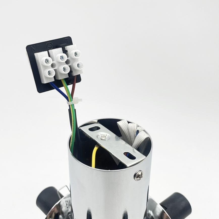 Stropní svítidlo SFERIO 4xE14/5W/230V lesklý chrom/čirá