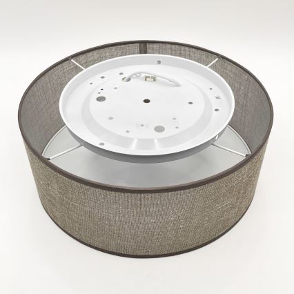 Stropní svítidlo SIRJA 1xE27/15W/230V pr. 35 cm hnědá