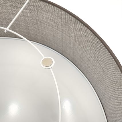 Stropní svítidlo SIRJA 1xE27/15W/230V pr. 35 cm hnědá