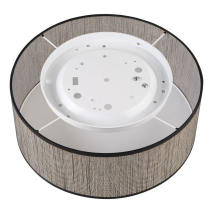 Stropní svítidlo SIRJA 2xE27/15W/230V pr. 35 cm hnědá