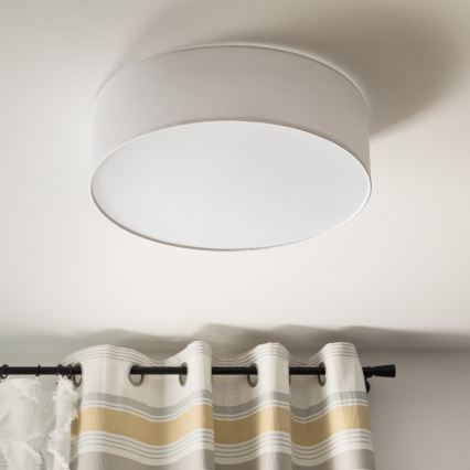 Stropní svítidlo SIRJA 2xE27/15W/230V pr. 45 cm bílá
