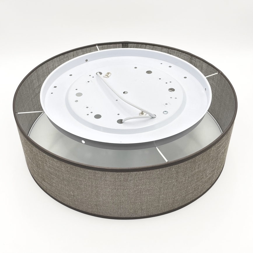 Stropní svítidlo SIRJA 2xE27/15W/230V pr. 45 cm hnědá