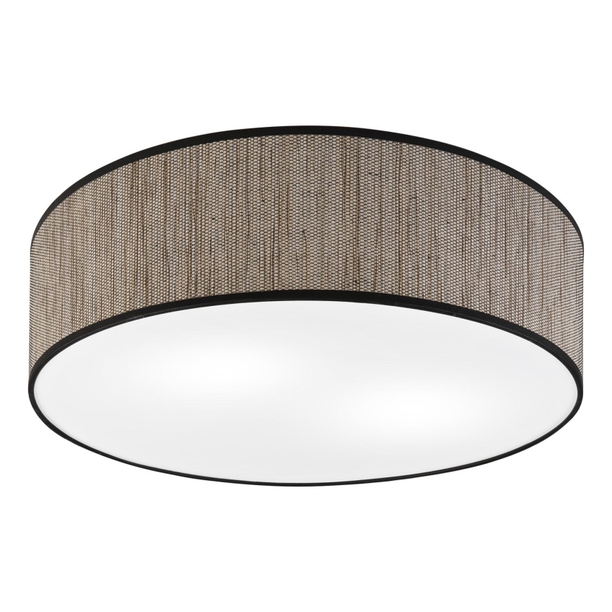 Stropní svítidlo SIRJA 2xE27/15W/230V pr. 45 cm hnědá