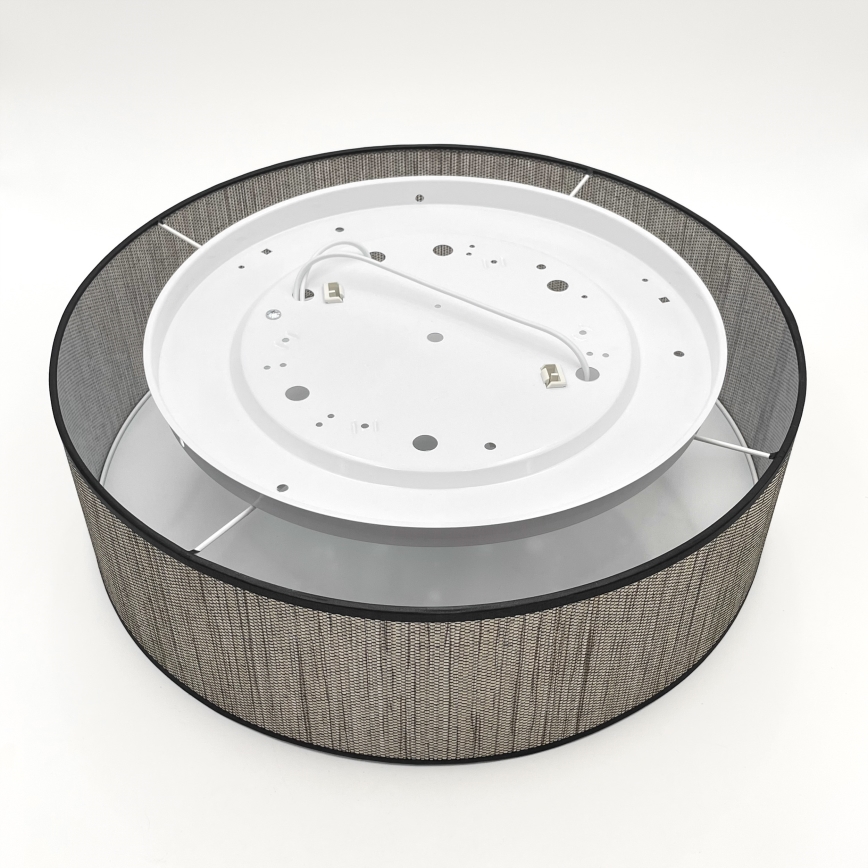 Stropní svítidlo SIRJA 2xE27/15W/230V pr. 45 cm hnědá