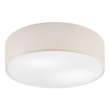 Stropní svítidlo SIRJA 2xE27/15W/230V pr. 45 cm krémová