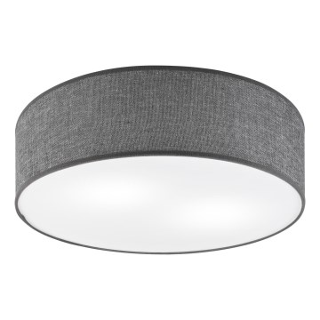 Stropní svítidlo SIRJA 2xE27/15W/230V pr. 45 cm šedá