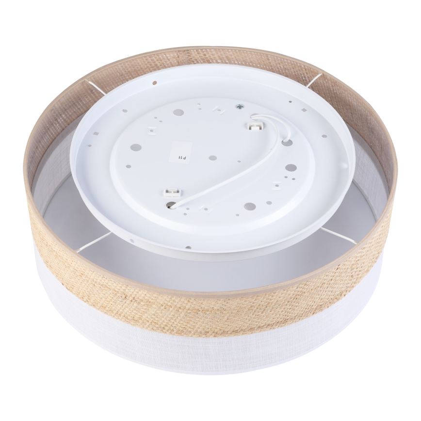 Stropní svítidlo SIRJA BOHO 2xE27/15W/230V pr. 45 cm béžová/bílá