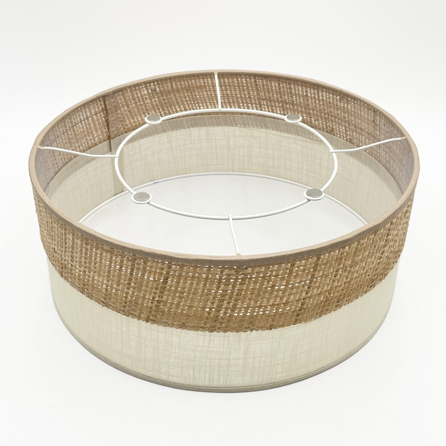 Stropní svítidlo SIRJA DOUBLE BOHO 2xE14/15W/230V pr. 35 cm béžová/krémová