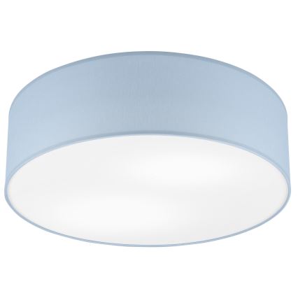 Stropní svítidlo SIRJA PASTEL 2xE27/15W/230V pr. 45 cm modrá