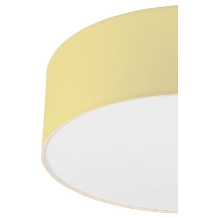 Stropní svítidlo SIRJA PASTEL 2xE27/15W/230V pr. 45 cm žlutá