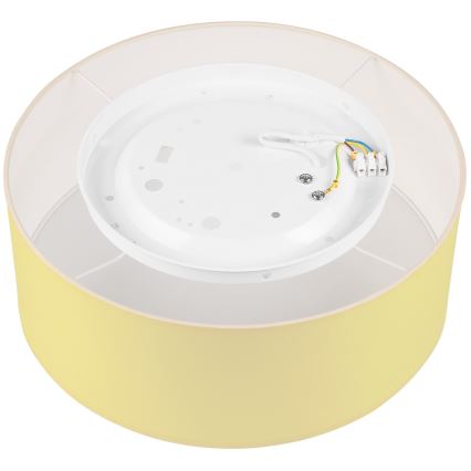 Stropní svítidlo SIRJA PASTEL DOUBLE 2xE27/15W/230V pr. 35 cm žlutá