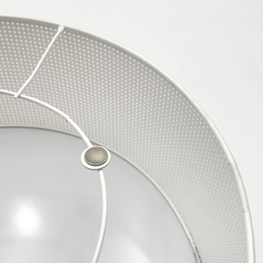 Stropní svítidlo SIRJA PLISADO 2xE27/15W/230V pr. 35 cm bílá