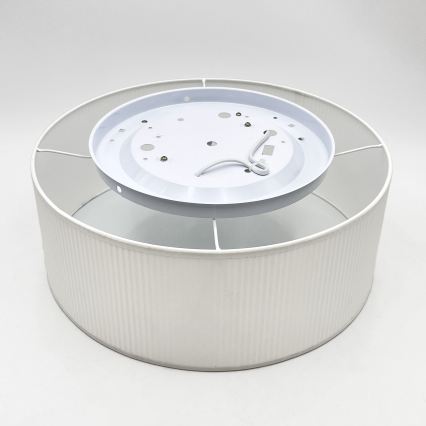 Stropní svítidlo SIRJA PLISADO 2xE27/15W/230V pr. 35 cm bílá