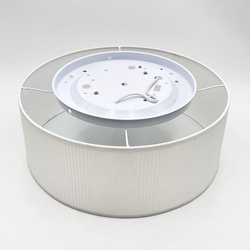 Stropní svítidlo SIRJA PLISADO 2xE27/15W/230V pr. 35 cm bílá