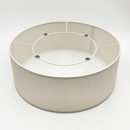 Stropní svítidlo SIRJA PLISADO 2xE27/15W/230V pr. 35 cm krémová
