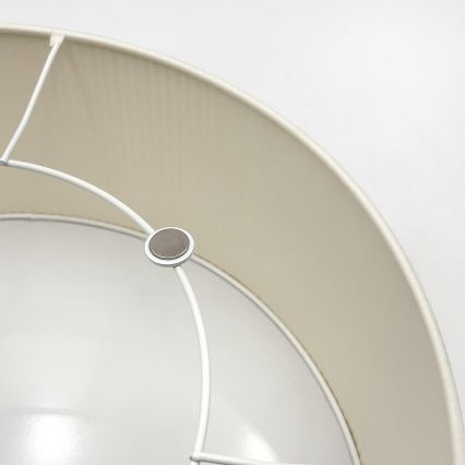 Stropní svítidlo SIRJA PLISADO 2xE27/15W/230V pr. 35 cm krémová