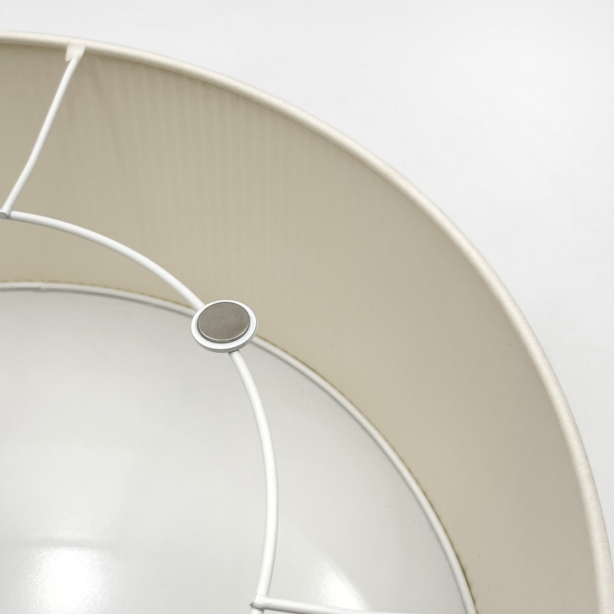 Stropní svítidlo SIRJA PLISADO 2xE27/15W/230V pr. 35 cm krémová