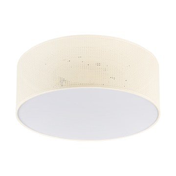 Stropní svítidlo SIRJA PLISADO 2xE27/15W/230V pr. 35 cm krémová