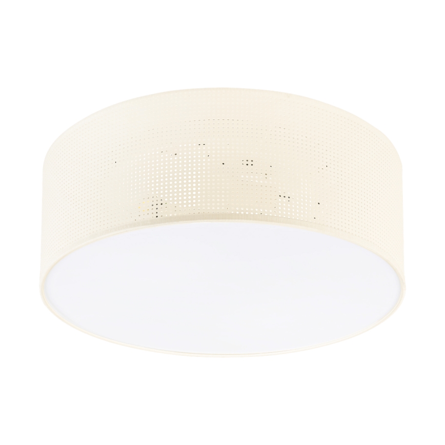 Stropní svítidlo SIRJA PLISADO 2xE27/15W/230V pr. 35 cm krémová