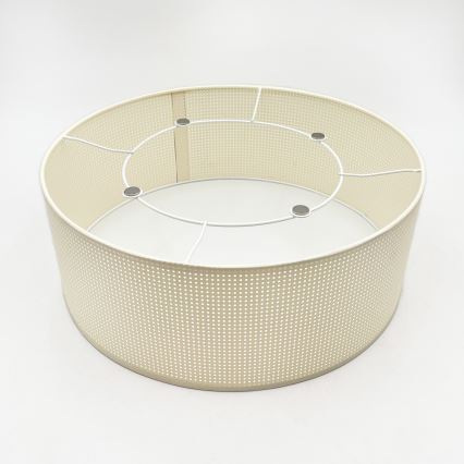 Stropní svítidlo SIRJA PLISADO 2xE27/15W/230V pr. 35 cm krémová