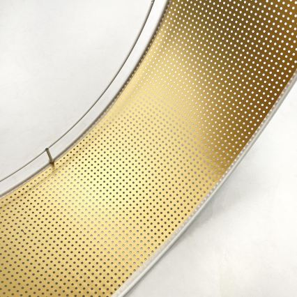 Stropní svítidlo SIRJA PLISADO 3xE27/15W/230V pr. 35 cm bílá/zlatá