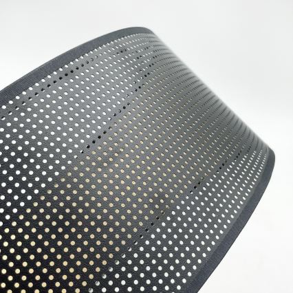Stropní svítidlo SIRJA PLISADO 3xE27/15W/230V pr. 35 cm černá/zlatá