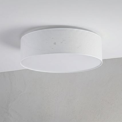 Stropní svítidlo SIRJA PLISADO 4xE27/15W/230V pr. 45 cm bílá