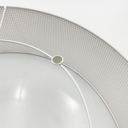 Stropní svítidlo SIRJA PLISADO 4xE27/15W/230V pr. 45 cm bílá
