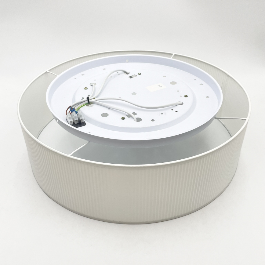 Stropní svítidlo SIRJA PLISADO 4xE27/15W/230V pr. 45 cm bílá