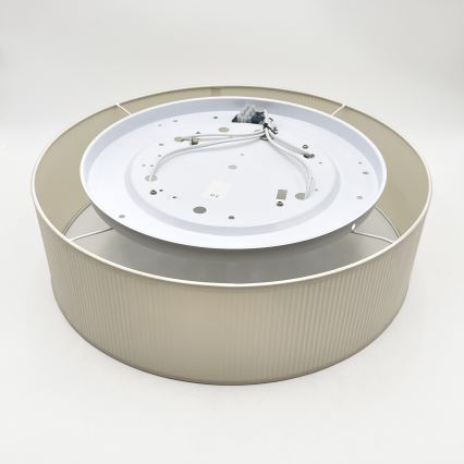 Stropní svítidlo SIRJA PLISADO 4xE27/15W/230V pr. 45 cm krémová