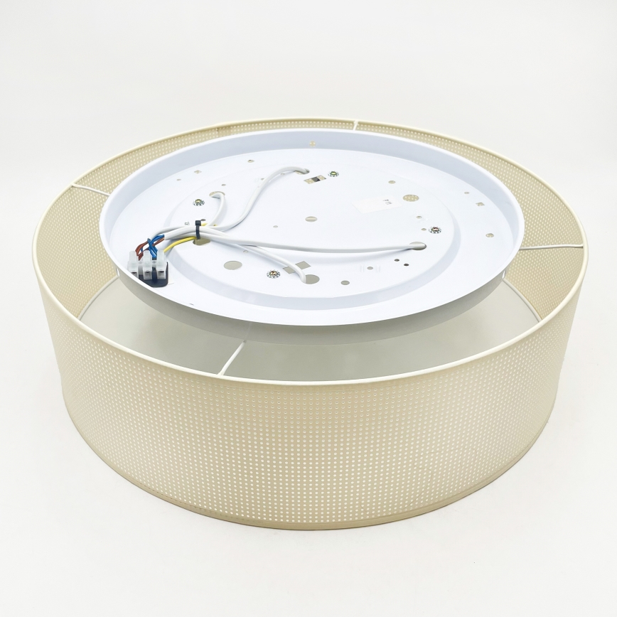 Stropní svítidlo SIRJA PLISADO 4xE27/15W/230V pr. 45 cm krémová