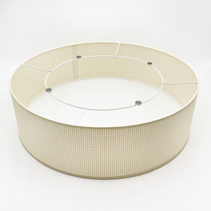 Stropní svítidlo SIRJA PLISADO 4xE27/15W/230V pr. 45 cm krémová
