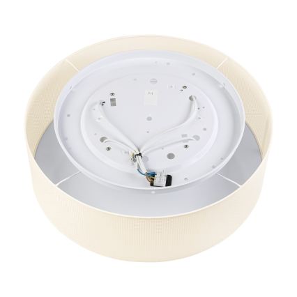 Stropní svítidlo SIRJA PLISADO 4xE27/15W/230V pr. 45 cm krémová