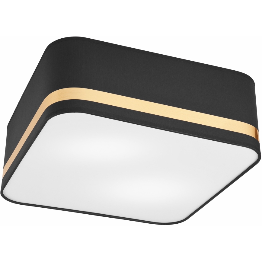 Stropní svítidlo SIRJA SQUARE 2xE27/60W/230V 35x35 cm černá