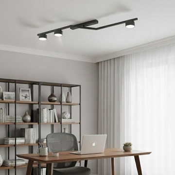 Stropní svítidlo SKAN 3xGX53/12W/230V černá