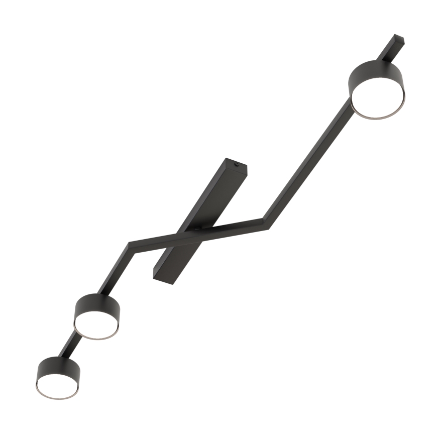 Stropní svítidlo SKAN 3xGX53/12W/230V černá