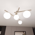 Stropní svítidlo SMART 4xE14/10W/230V béžová/bílá