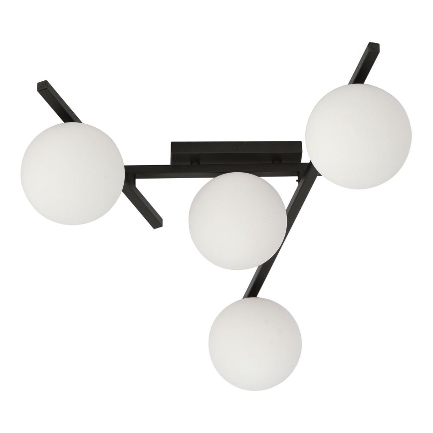 Stropní svítidlo SMART 4xE14/10W/230V černá/bílá