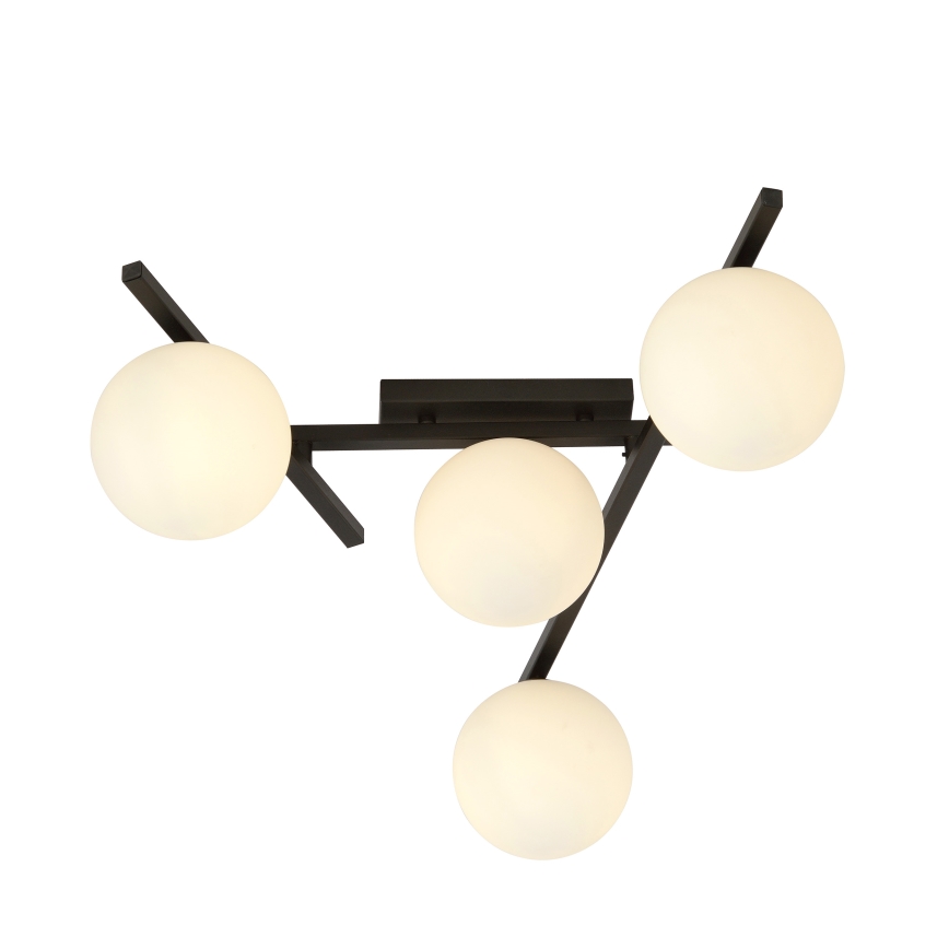 Stropní svítidlo SMART 4xE14/10W/230V černá/bílá