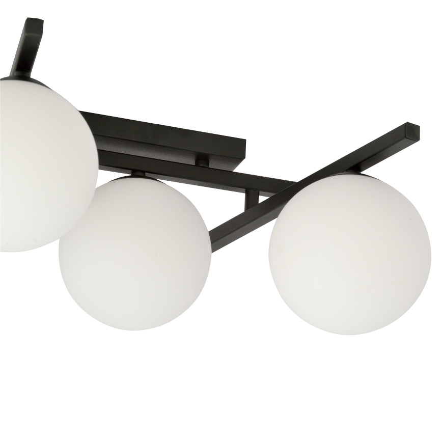 Stropní svítidlo SMART 4xE14/10W/230V černá/bílá
