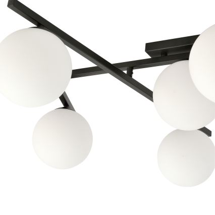 Stropní svítidlo SMART 4xE14/10W/230V černá/bílá